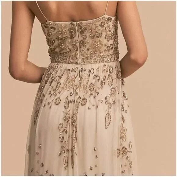 BHLDN Adrianna Spelled Mason Dress Size 0 Retails for $359 - Picture 2 of 9